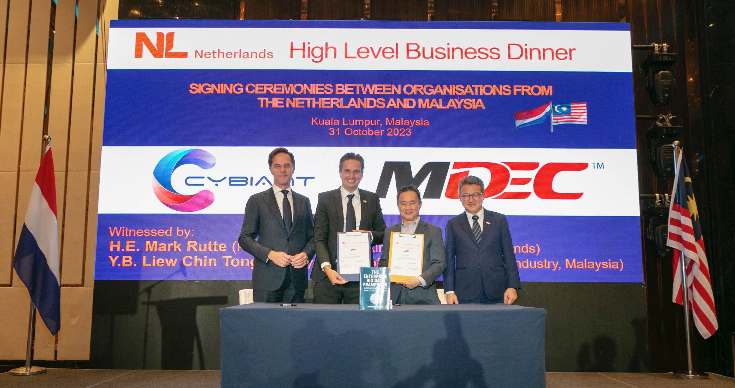 Cybiant and the Malaysia Digital Economy Corporation (MDEC) Sign Letter of Intent in the Presence of the Dutch Prime Minister