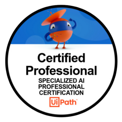 UiPath Certified Professional Specialized AI Professional