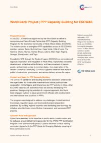 Case Study - Worldbank CP3P Capacity Building
